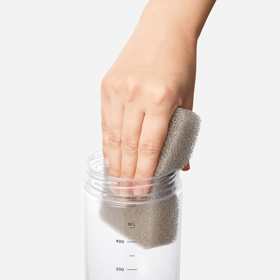 目盛り付シェイカーボトル（シリコンボール付）