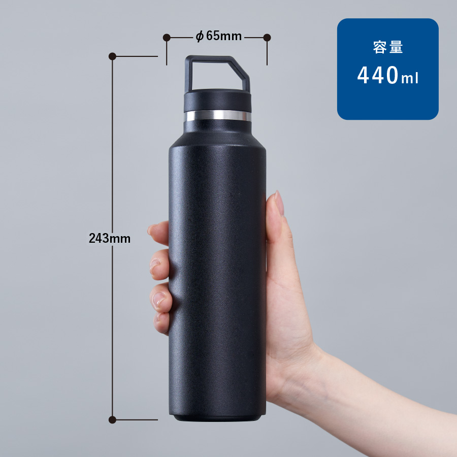 Zalattoサーモハンドルスリムボトル　ver.2