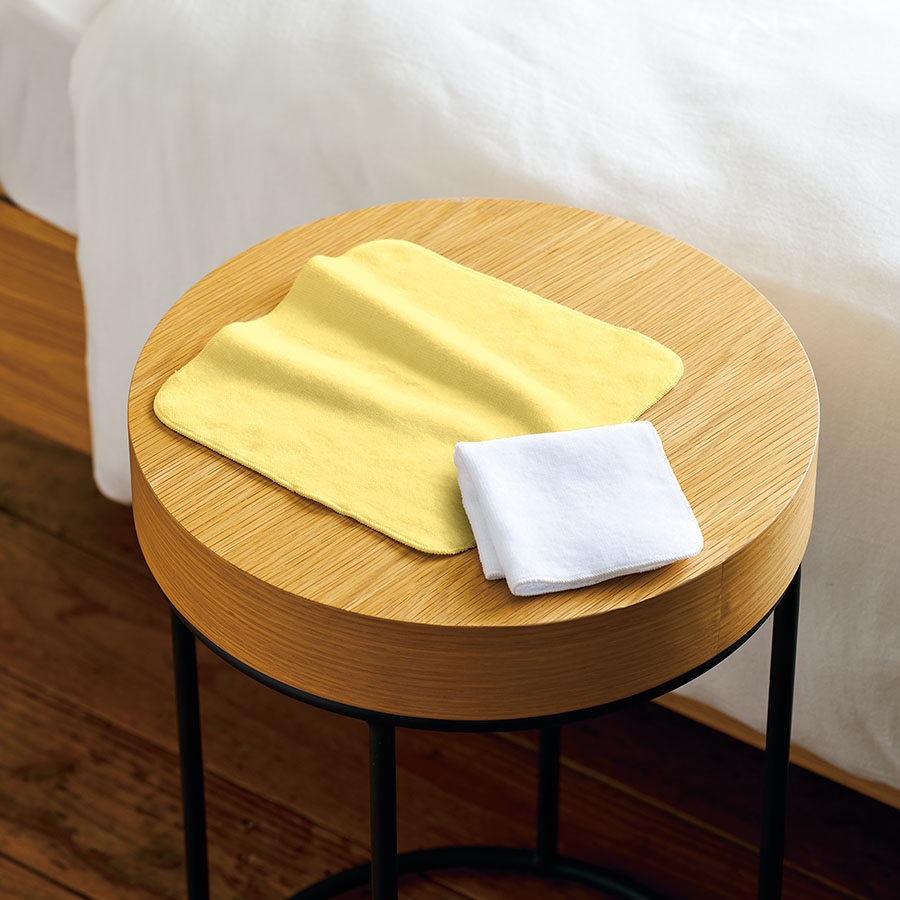 プリントしやすいコットンシャーリングミニタオル