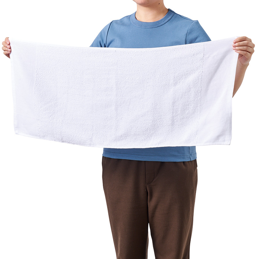 【100枚 名入れ可】おくばりタオル（海外製750g／ダース　200匁相当）