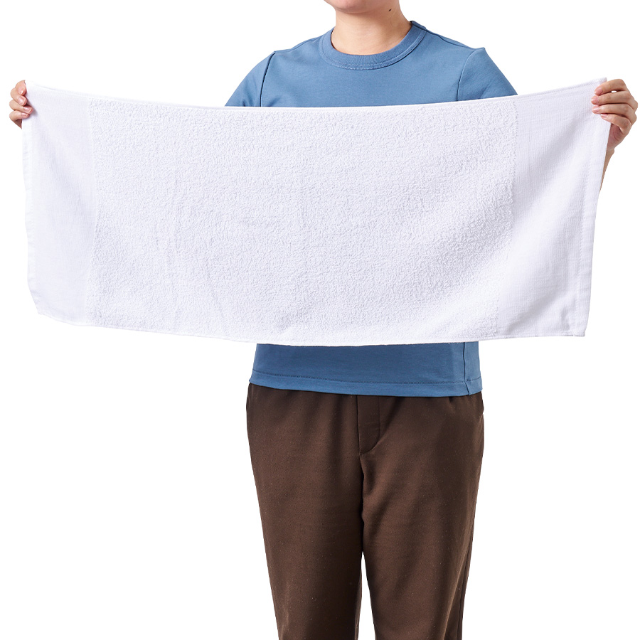 【100枚 名入れ可】おくばりタオル（海外製825g／ダース　220匁相当）