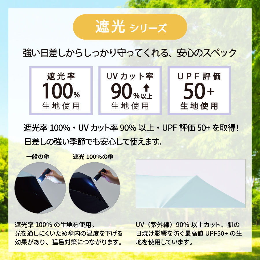 コンパクトボトル遮光アンブレラUPF50+