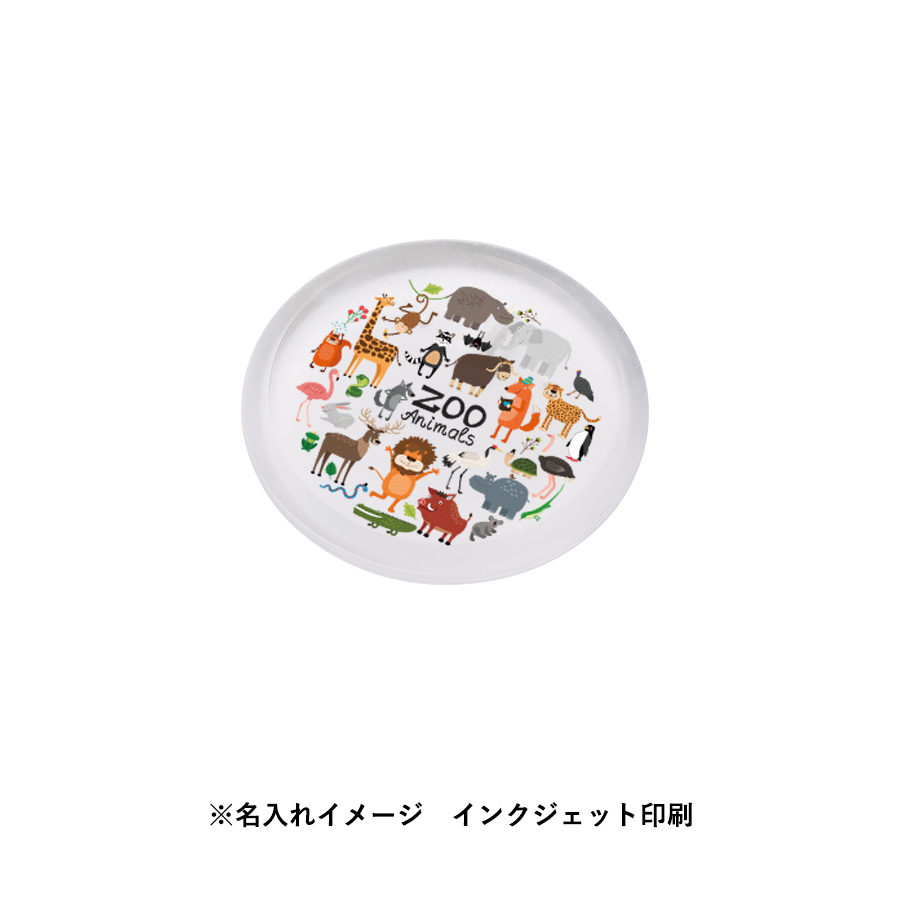 【アウトレット】ライティングバッジ　丸形　クリア