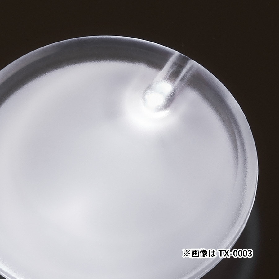 【アウトレット】ライティングバッジ　丸形　クリア