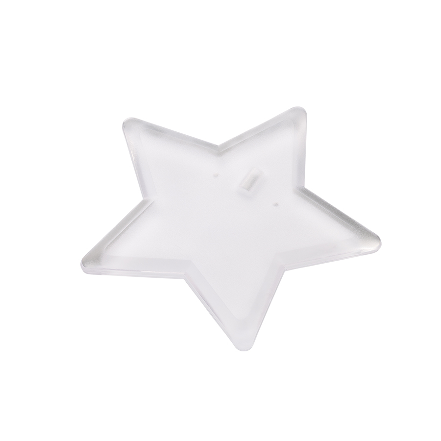 【アウトレット】ライティングバッジ　星形　クリア