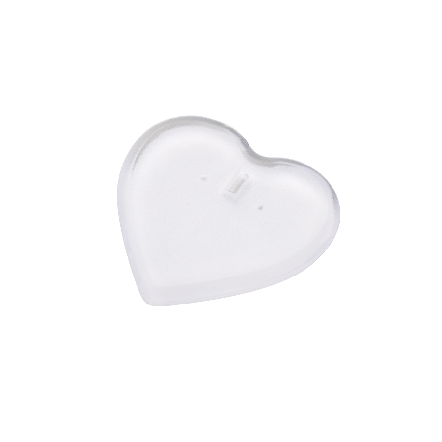 【アウトレット】ライティングバッジ　ハート形　クリア