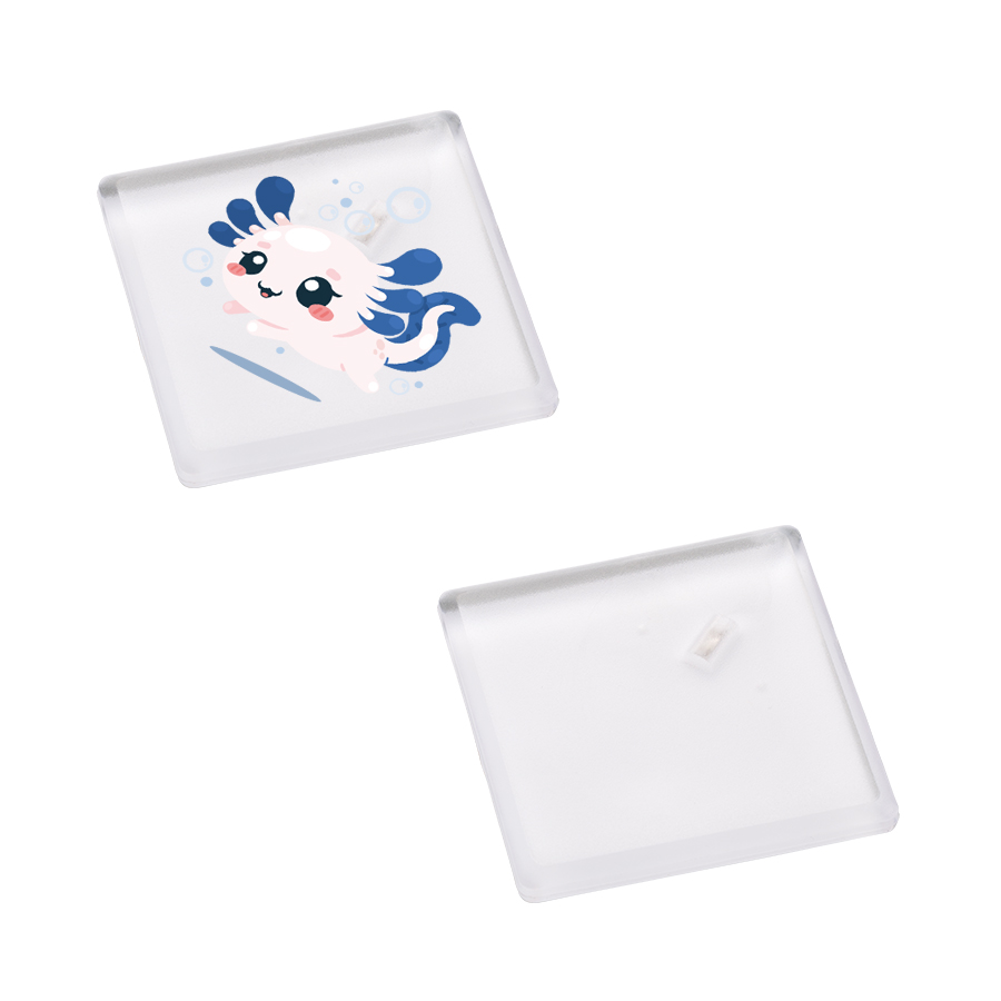 TX-0006-004【アウトレット】ライティングバッジ　ひし形　クリア