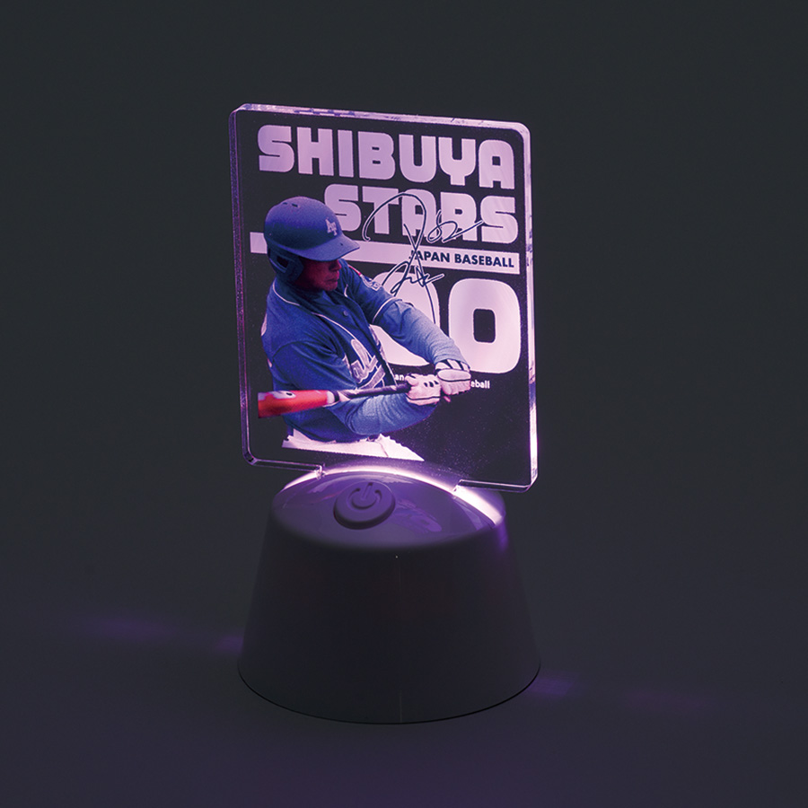 【アウトレット】ライティングスタンドコンパクト　ラウンド（アクリル板対応）