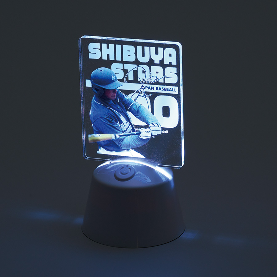 【アウトレット】ライティングスタンドコンパクト　ラウンド（アクリル板対応）