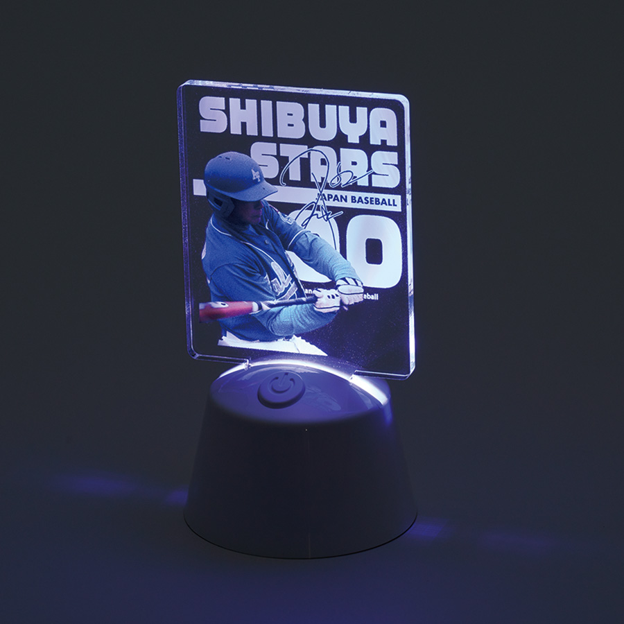 【アウトレット】ライティングスタンドコンパクト　ラウンド（アクリル板対応）