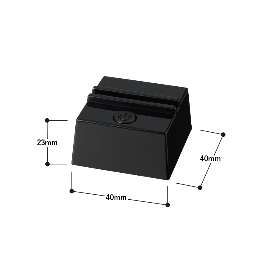 【アウトレット】ライティングスタンドコンパクト　スクエア（アクリル板対応）