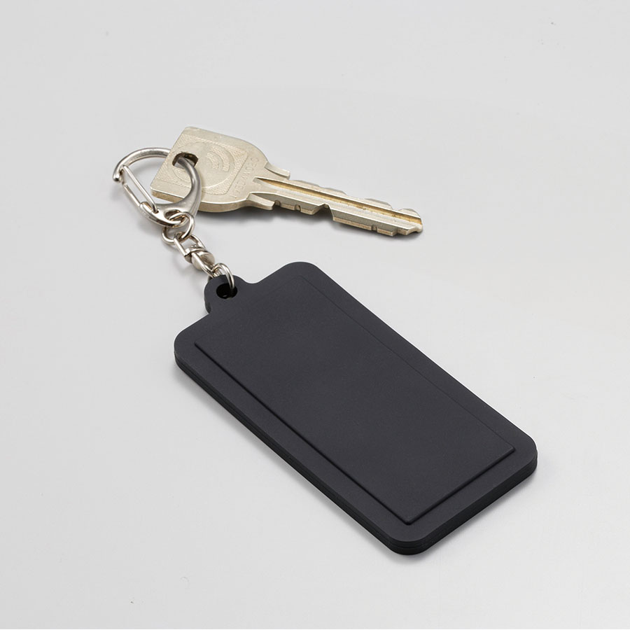 ラバーキーホルダー（スクエア型）