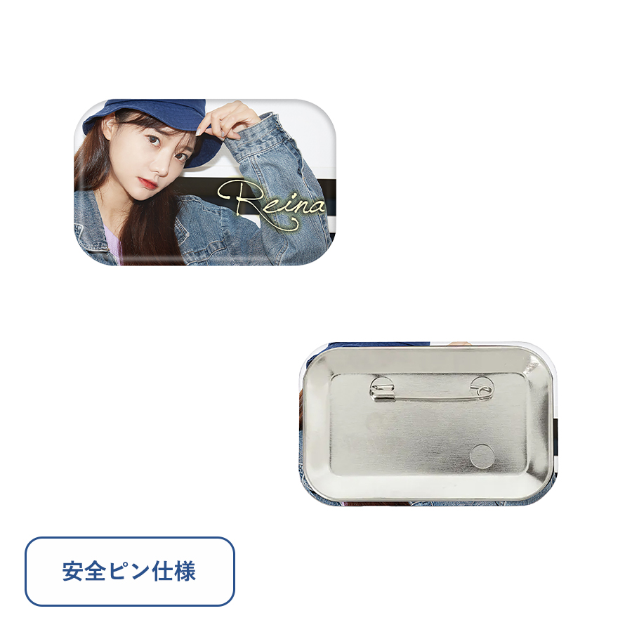 TX-0025-005缶バッジ　横長方形