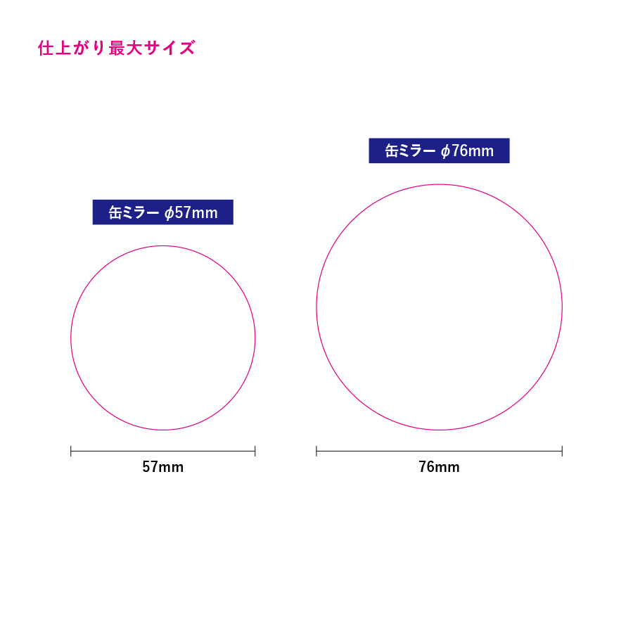 缶ミラー　φ57mm
