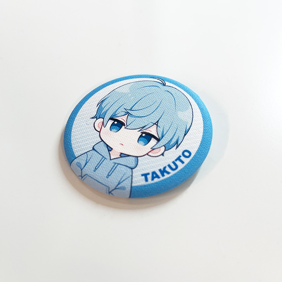 布缶バッジ　φ57mm