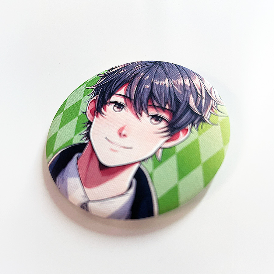 布缶バッジ　φ75mm