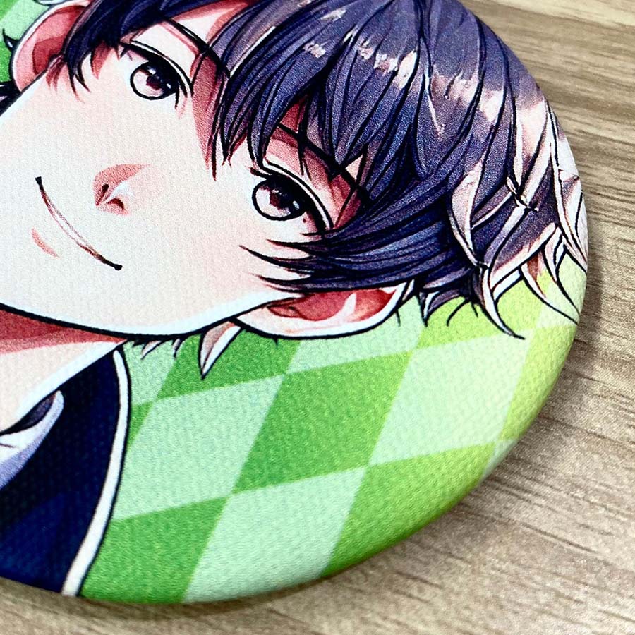 布缶バッジ　φ75mm