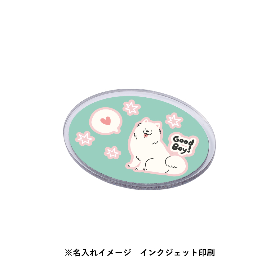 アクリルマグネット　オーバル