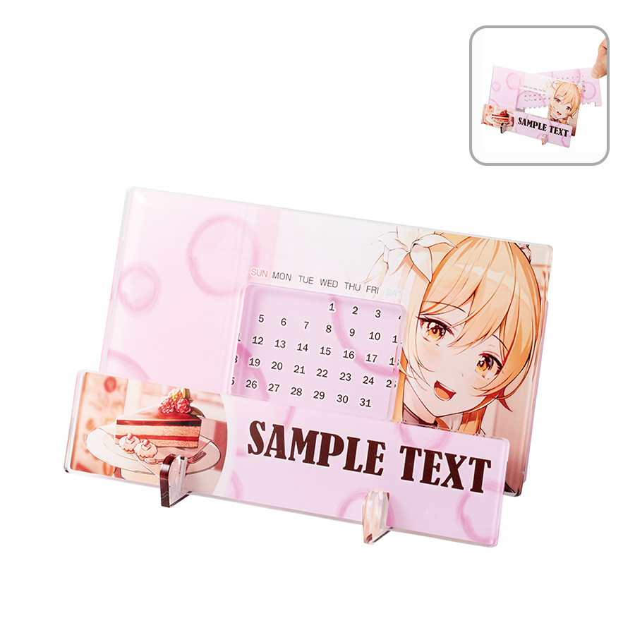 TZ-1012-004アクリル卓上カレンダー