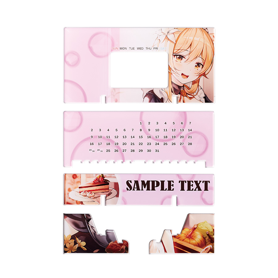 アクリル卓上カレンダー