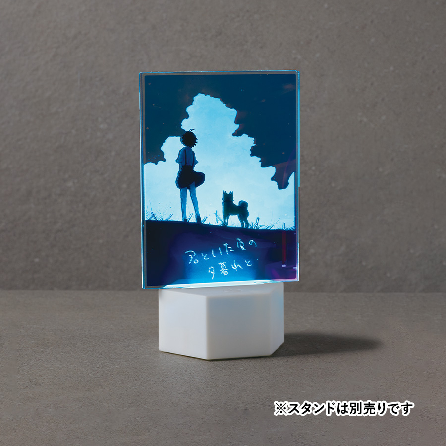 アクリルライティングスタンド六角用プレートS 3mm×2枚　クリア