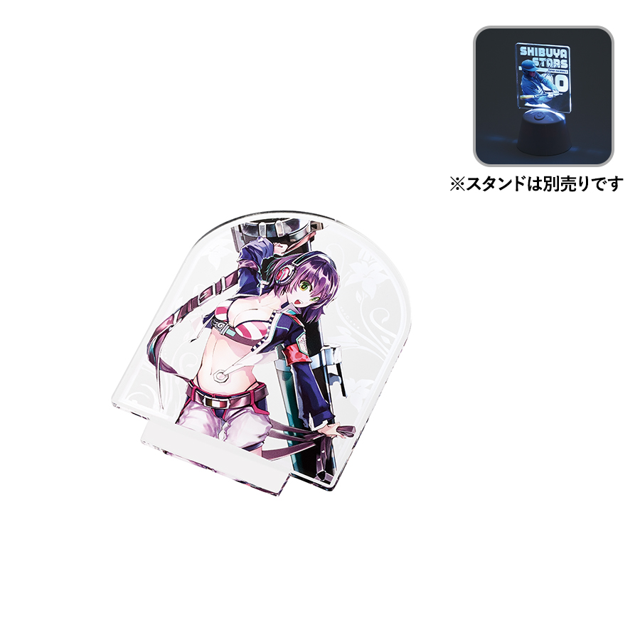 TZ-1060-004アクリルライティングスタンド　ラウンド用プレート