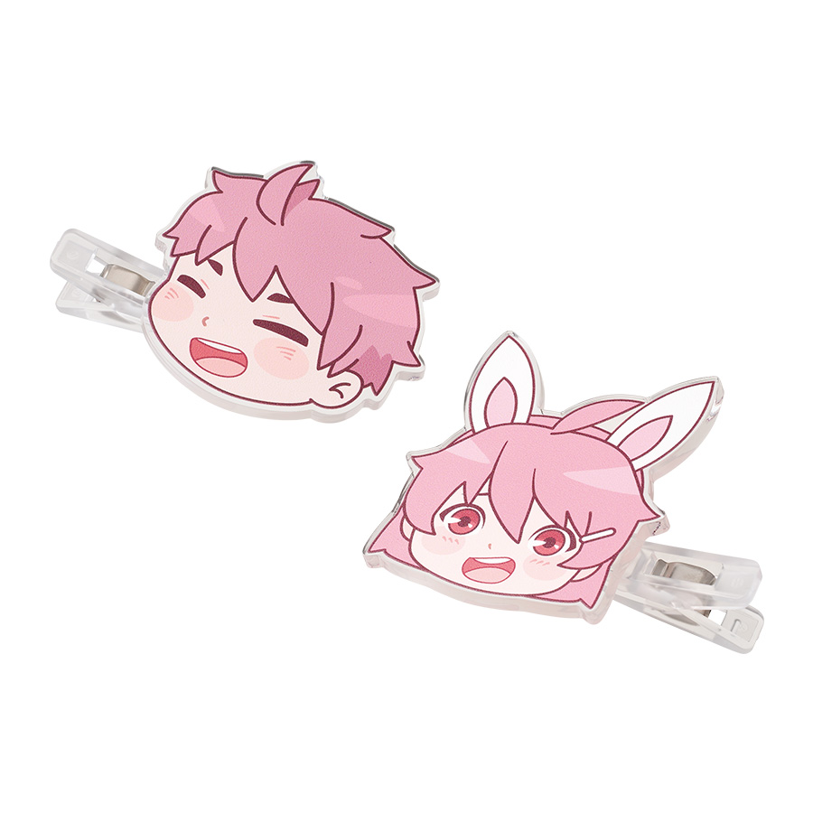 アクリルヘアクリップ