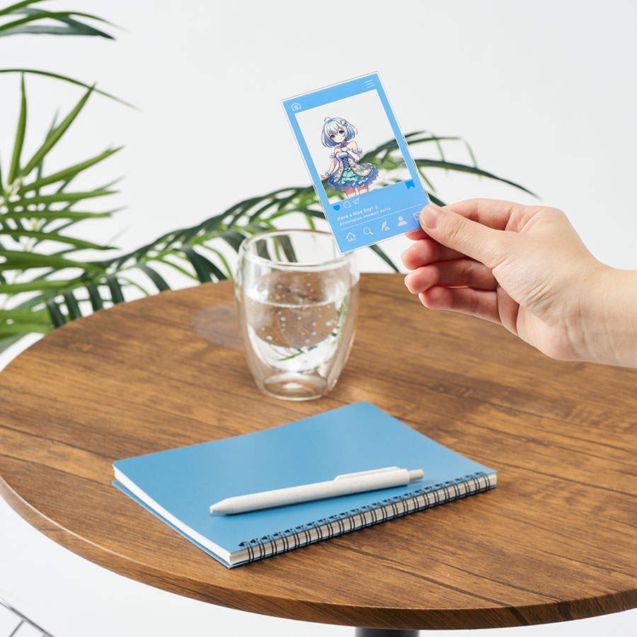 アクリルカード （1mm厚）　56×86mm