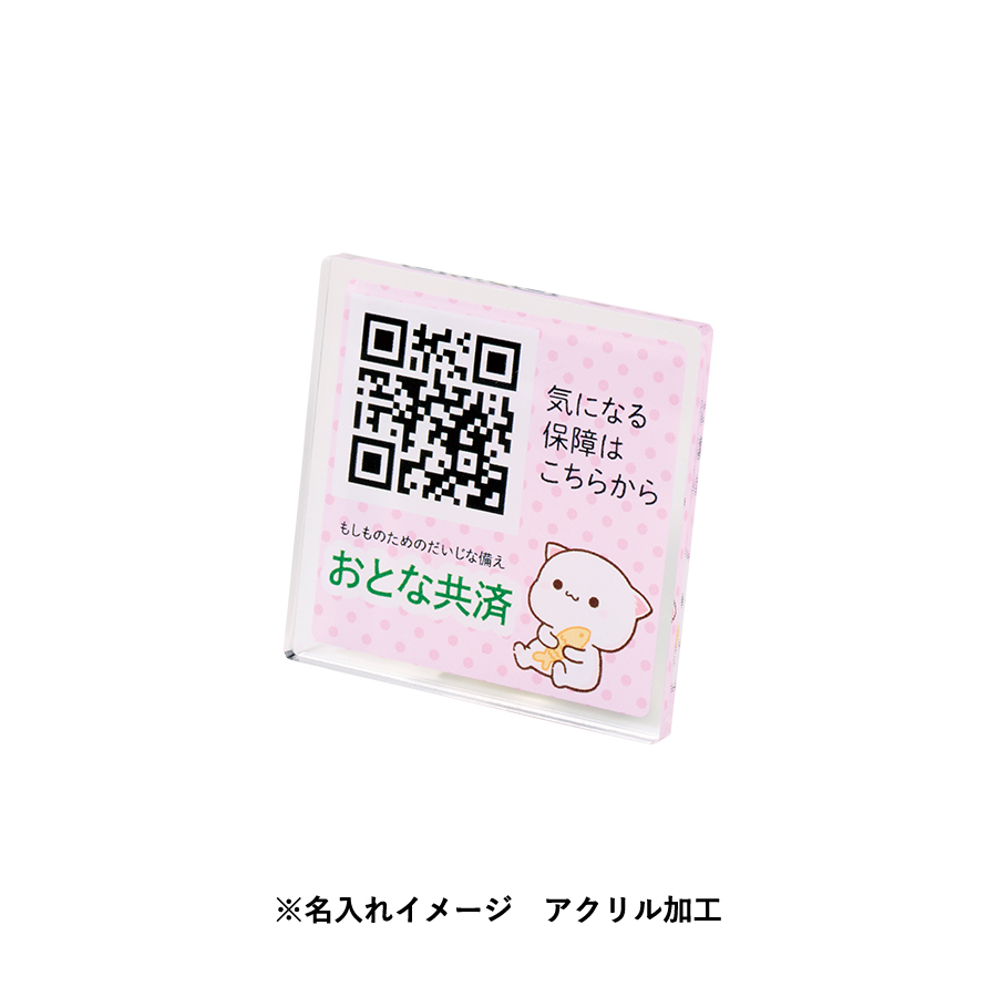 360度回転アクリルクリップ