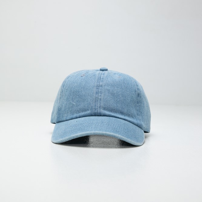 1155- Baseball Low Cap -denim-