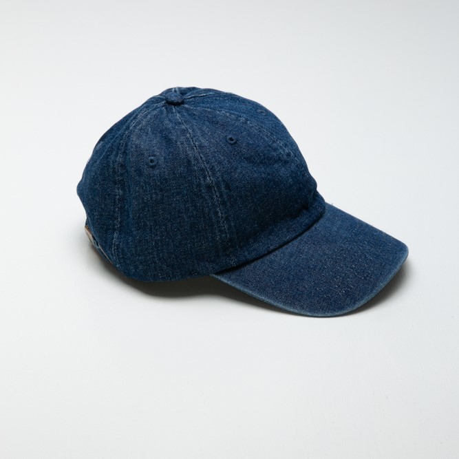 1155- Baseball Low Cap -denim-