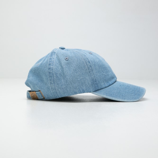 1155- Baseball Low Cap -denim-