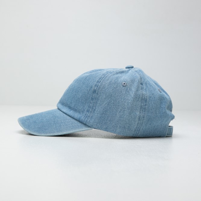 1155- Baseball Low Cap -denim-