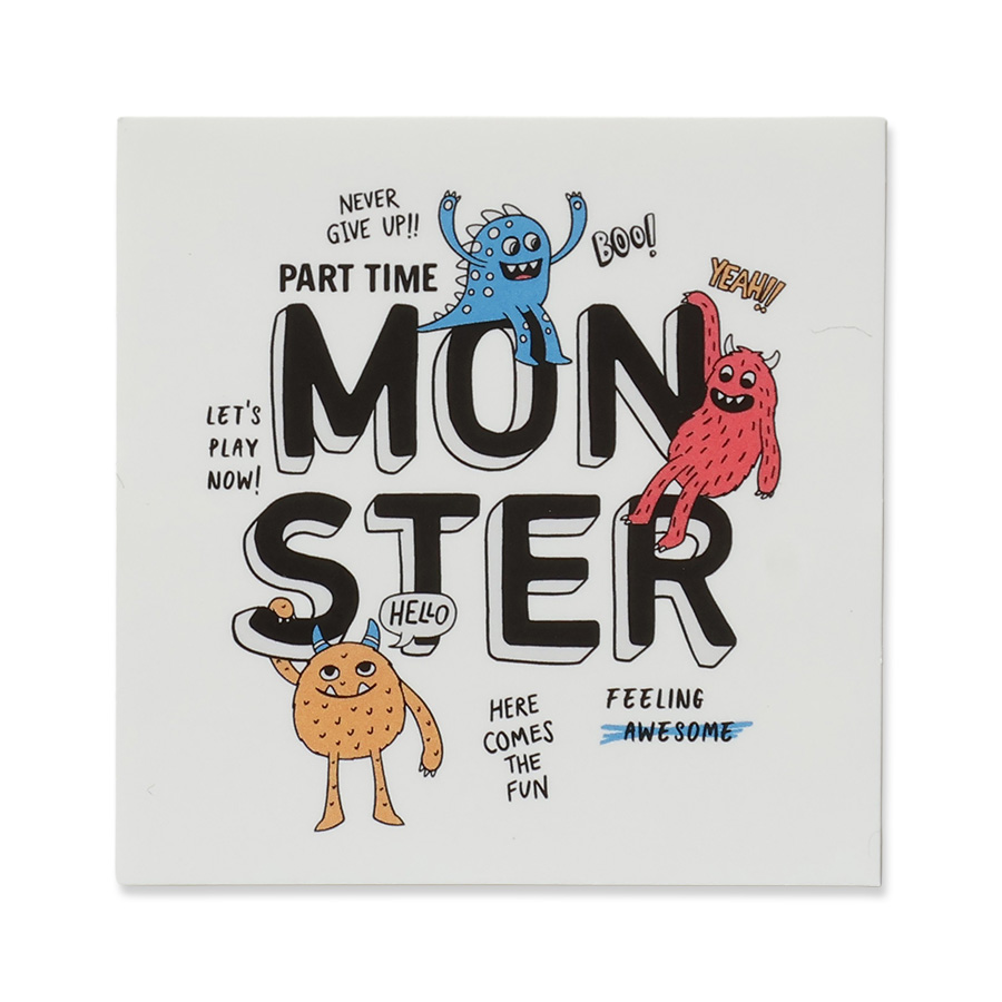 ロゴステッカー　100×100（mm）角