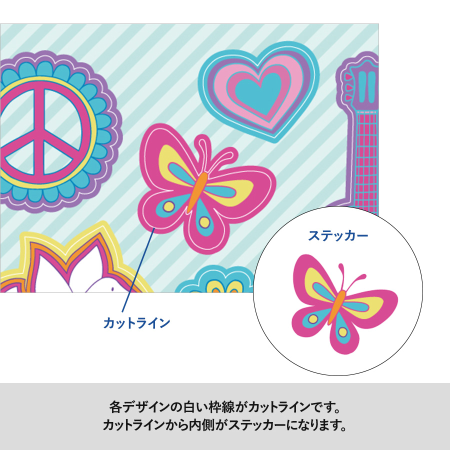 ステッカーシート　A6