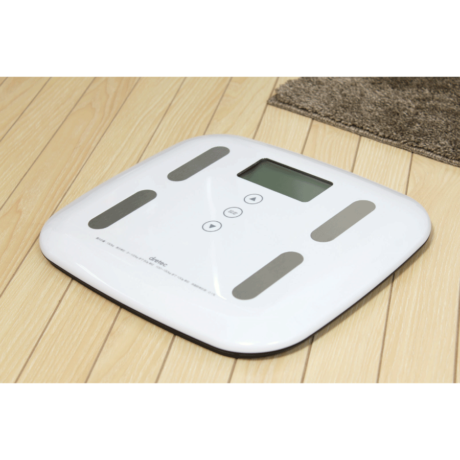 体重体組成計「ピエトラプラス」　ホワイト