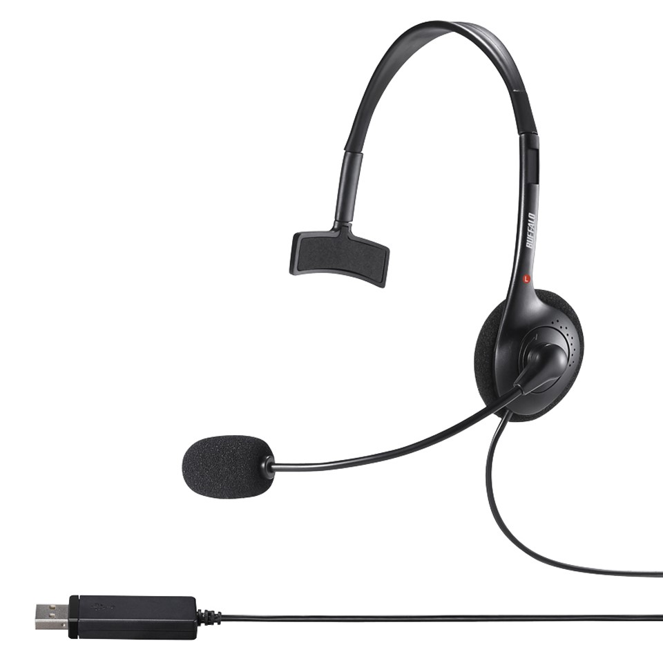 BSHSHUM110 バッファローUSBヘッドセット