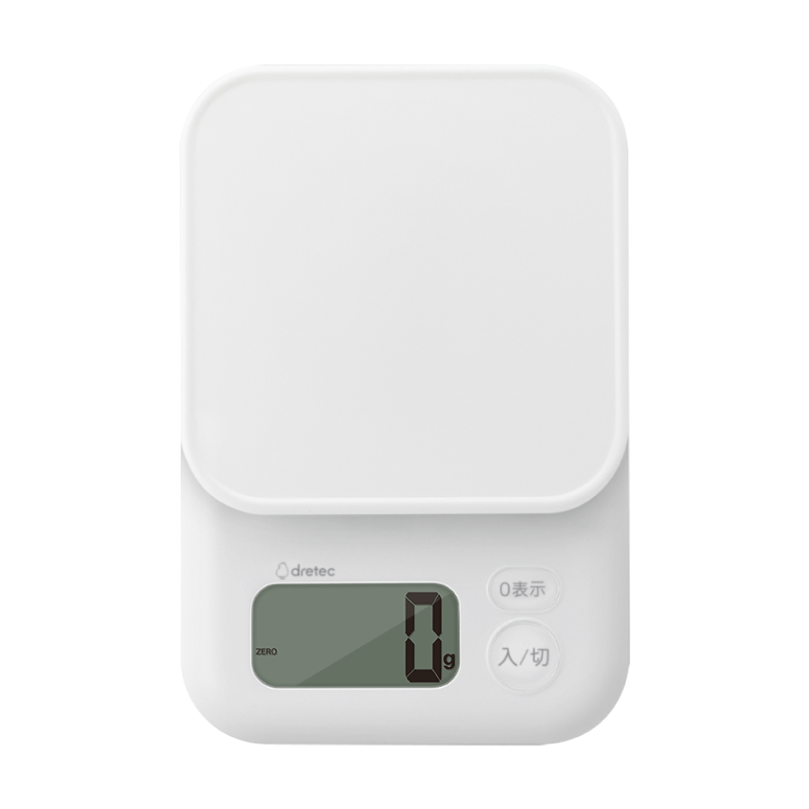 KS-833 デジタルスケール「ガナッシュ」3kg　ホワイト