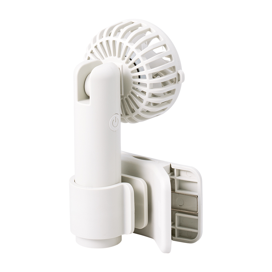 【先行掲載】日傘にもつけられるクリップ付ハンディファン