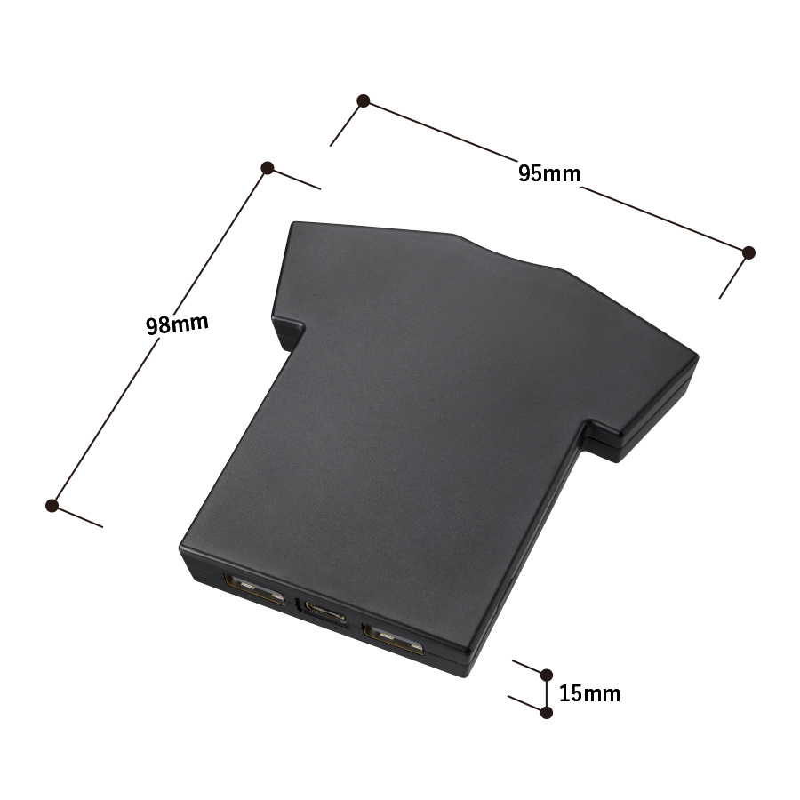 全面印刷できるモバイルチャージャー5000　Ｔシャツ