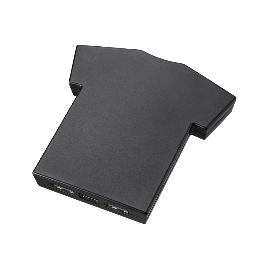 全面印刷できるモバイルチャージャー5000　Ｔシャツ