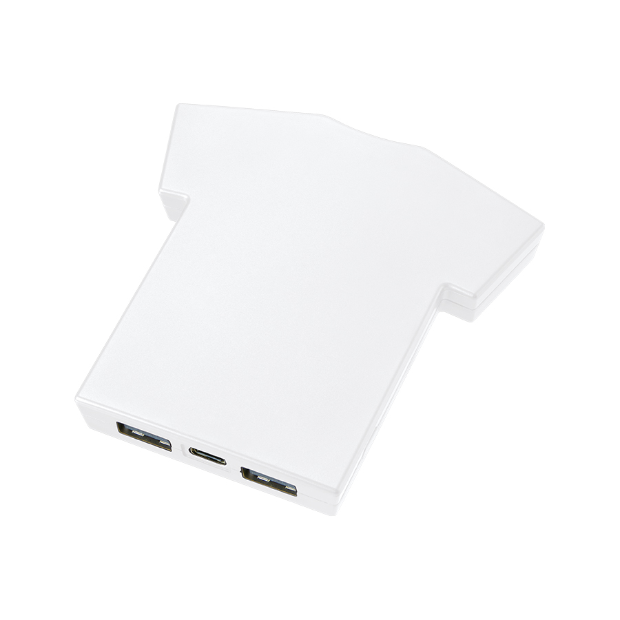 全面印刷できるモバイルチャージャー5000　Ｔシャツ