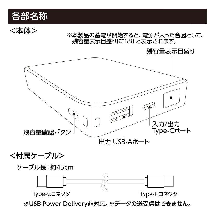 【先行掲載】モバイルチャージャー8000　デジタル表示付