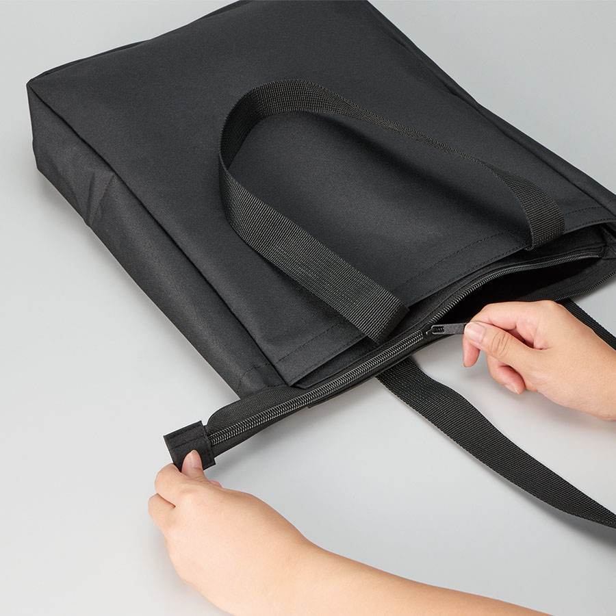 【先行掲載】ノートPCが入れられるファスナートート