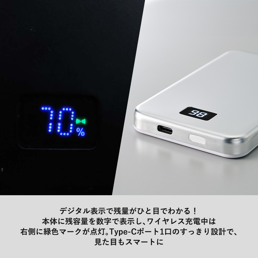 【先行掲載】マグネット対応準固体電池モバイルチャージャー5000
