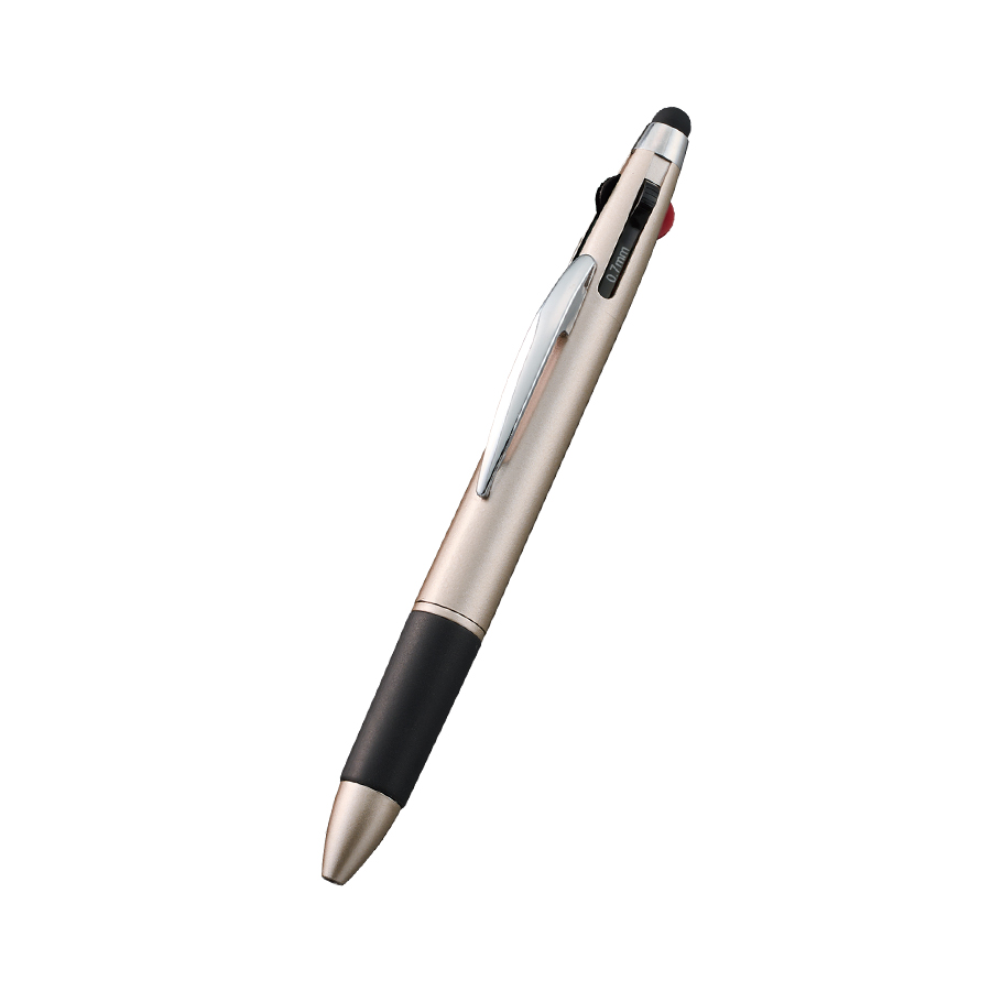 タッチペン付3色+1色スリムペン（再生ABS）