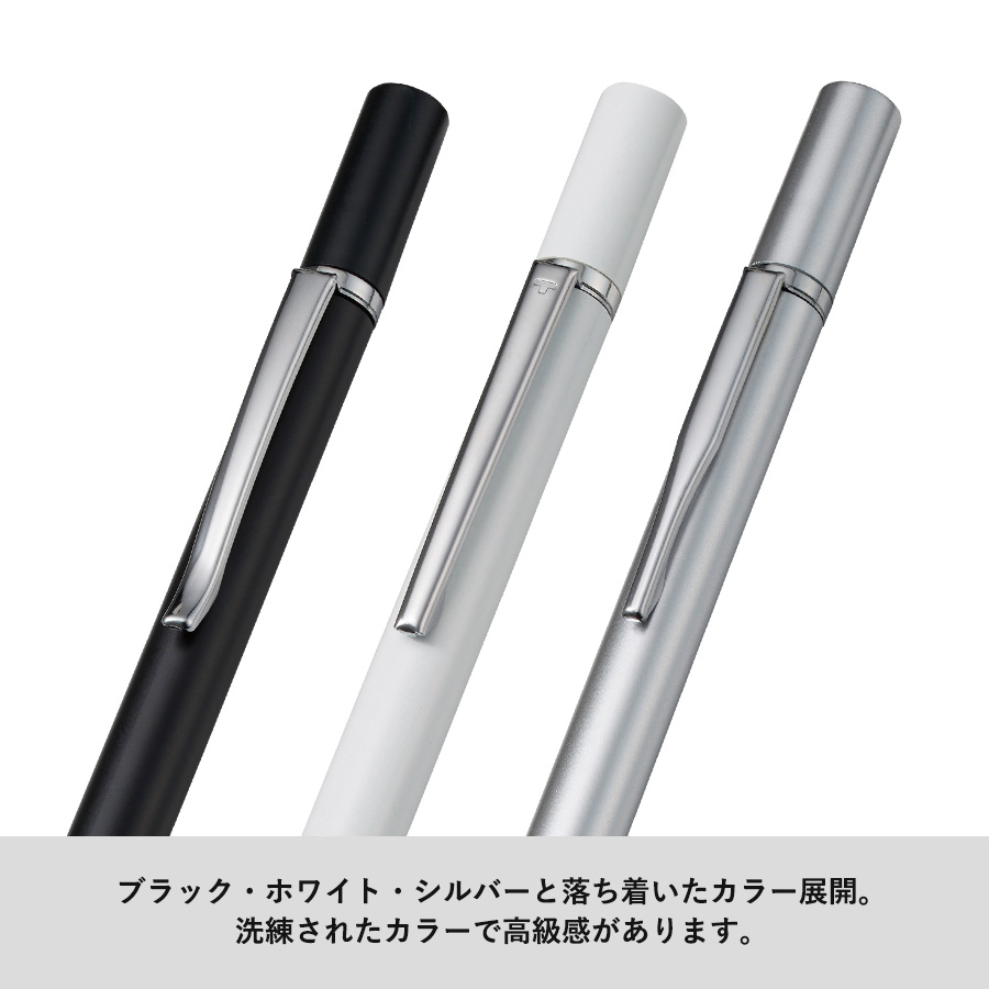 ボールペン付クリアディスク型タッチペン（再生ABS）