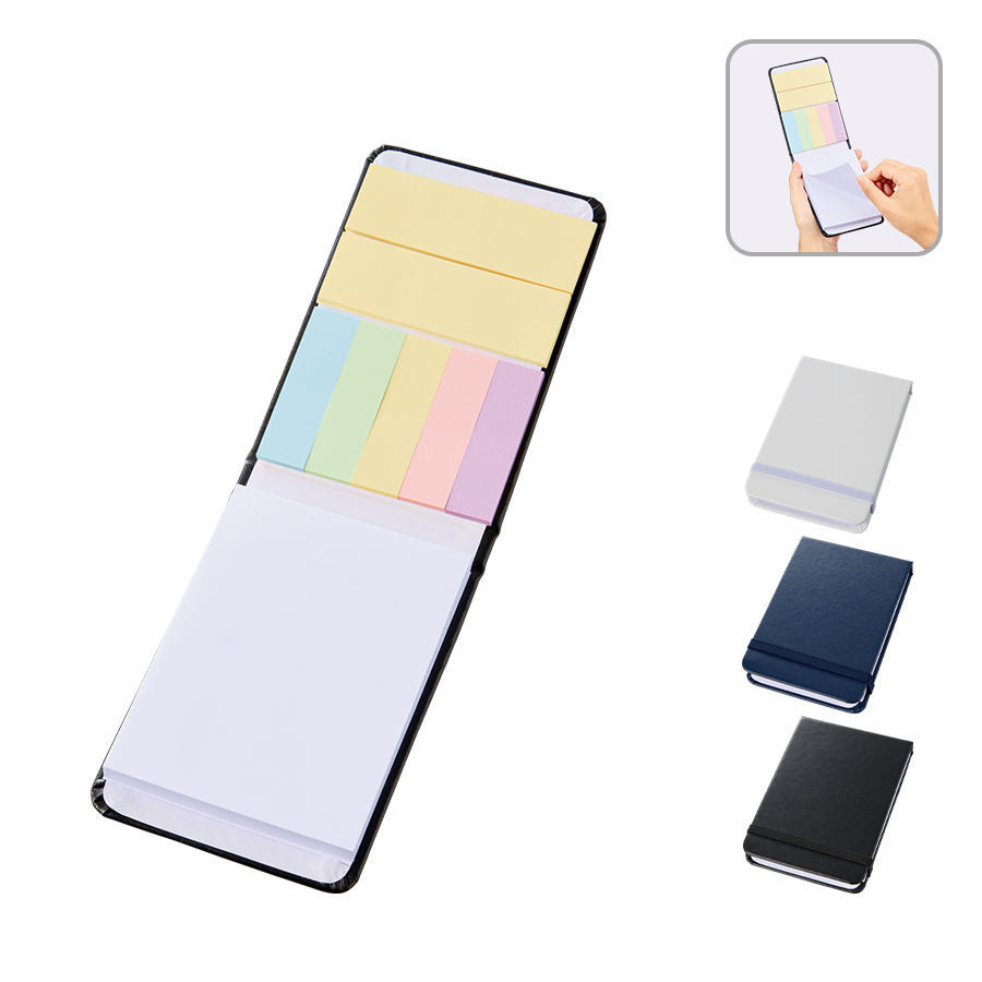 TF-0171 【先行掲載】合皮カバー付箋セット(M)