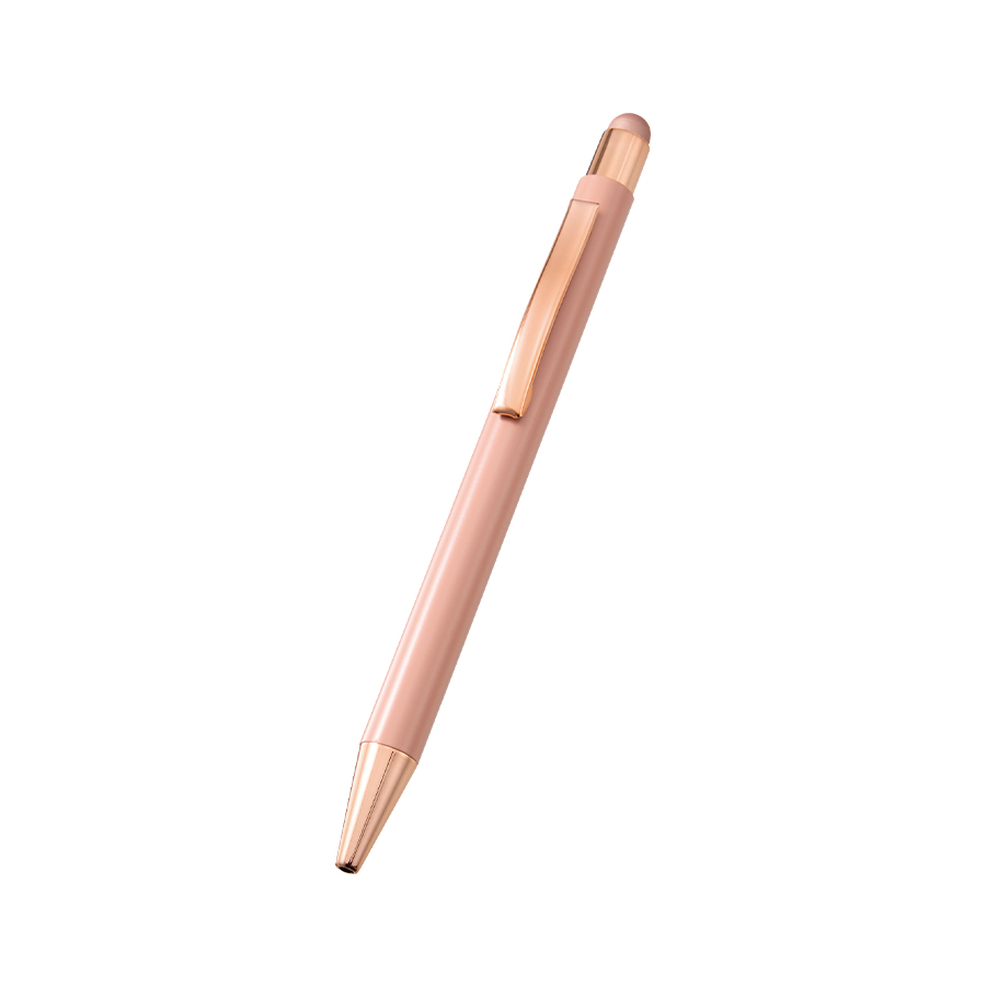 タッチペン付ワンカラーボールペン（再生アルミ）