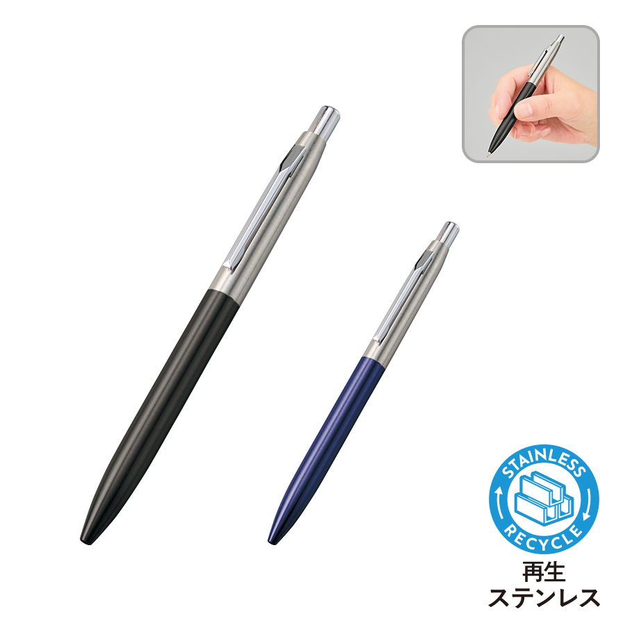 TF-0187 【先行掲載】メタルツートーンボールペン（再生ステンレス）